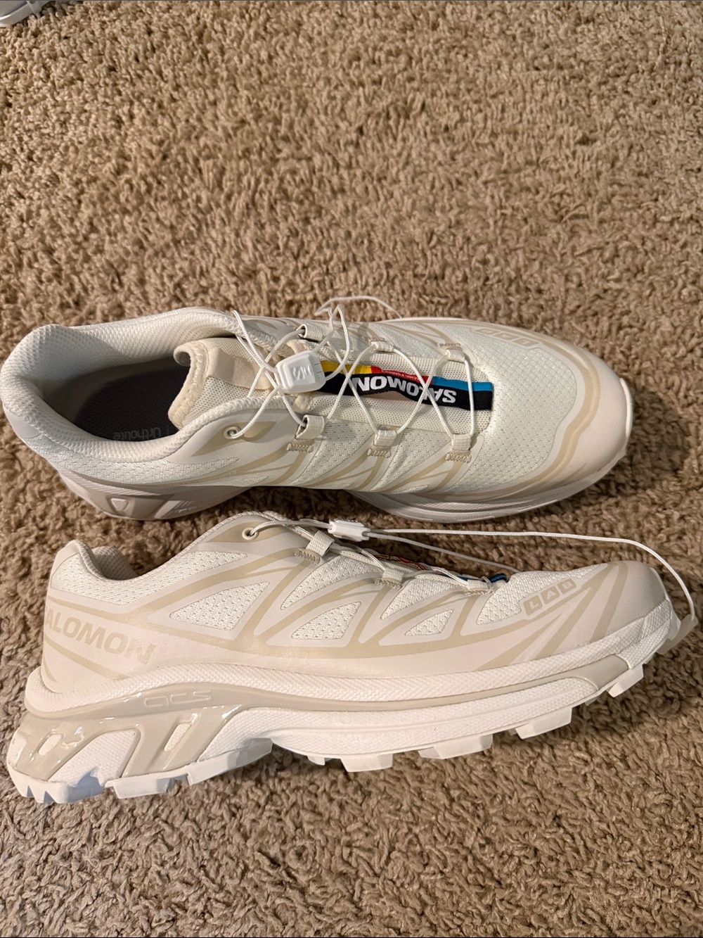 NWT Salomon XT-6 Vanilla Ice/ Vanilla Ice Size Women 9.5 / Men 8.5 (no box)